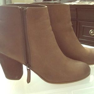 BP tan ankle booties